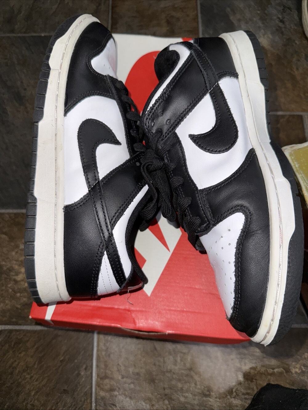 Size 8 - Nike Dunk Low Black White Panda